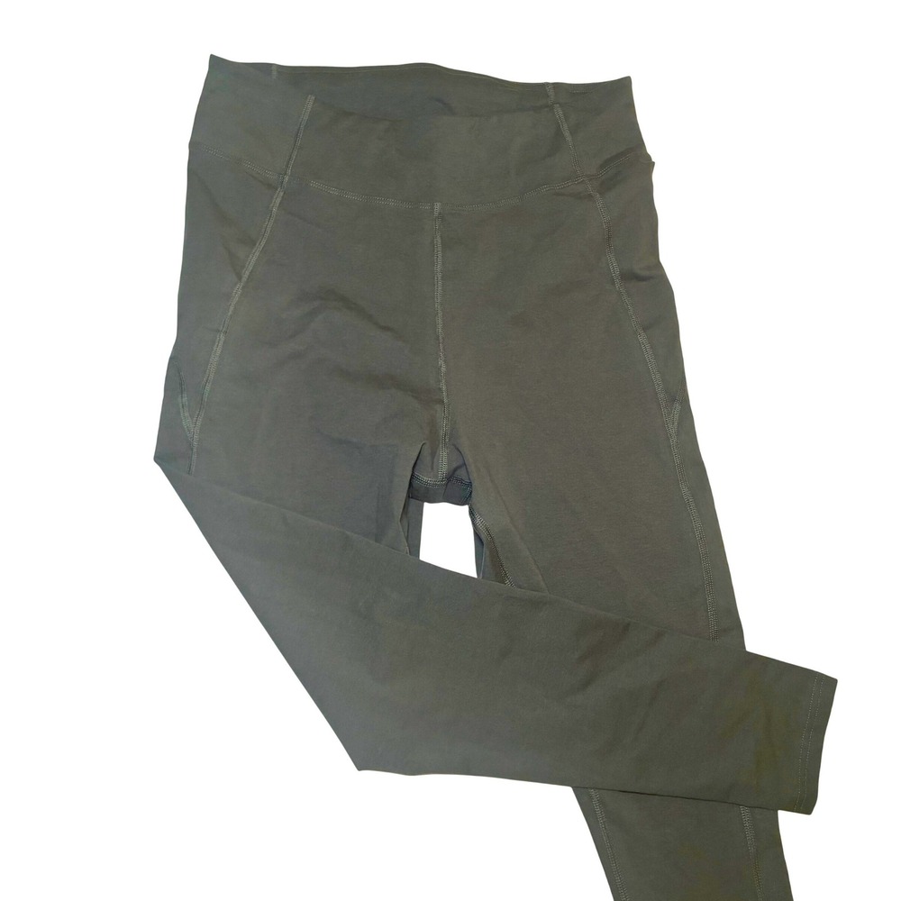 Pact Organic Cotton Go-To High Rise Leggings Minimalist Pocket Full Length Large